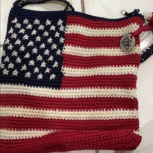 Saks American Flag crossbody